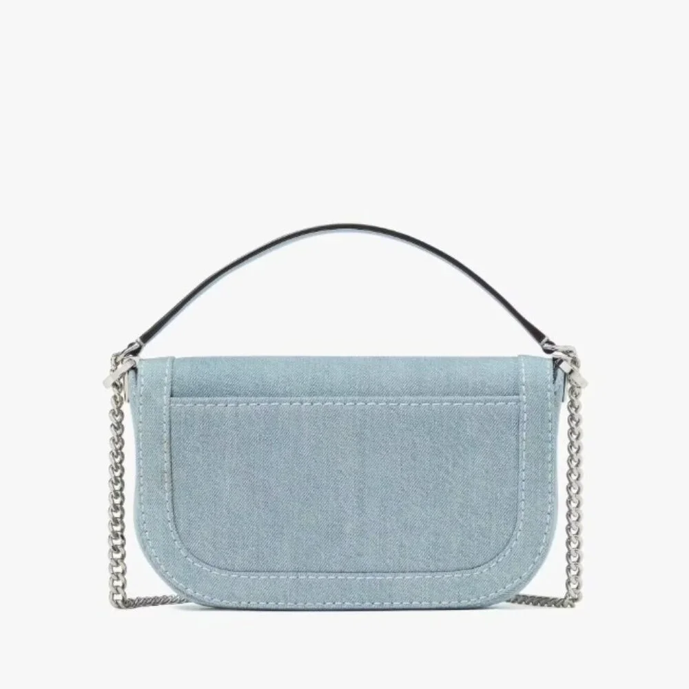 Kate Spade New York Krista Denim Chain Crossbody Handbag NWT